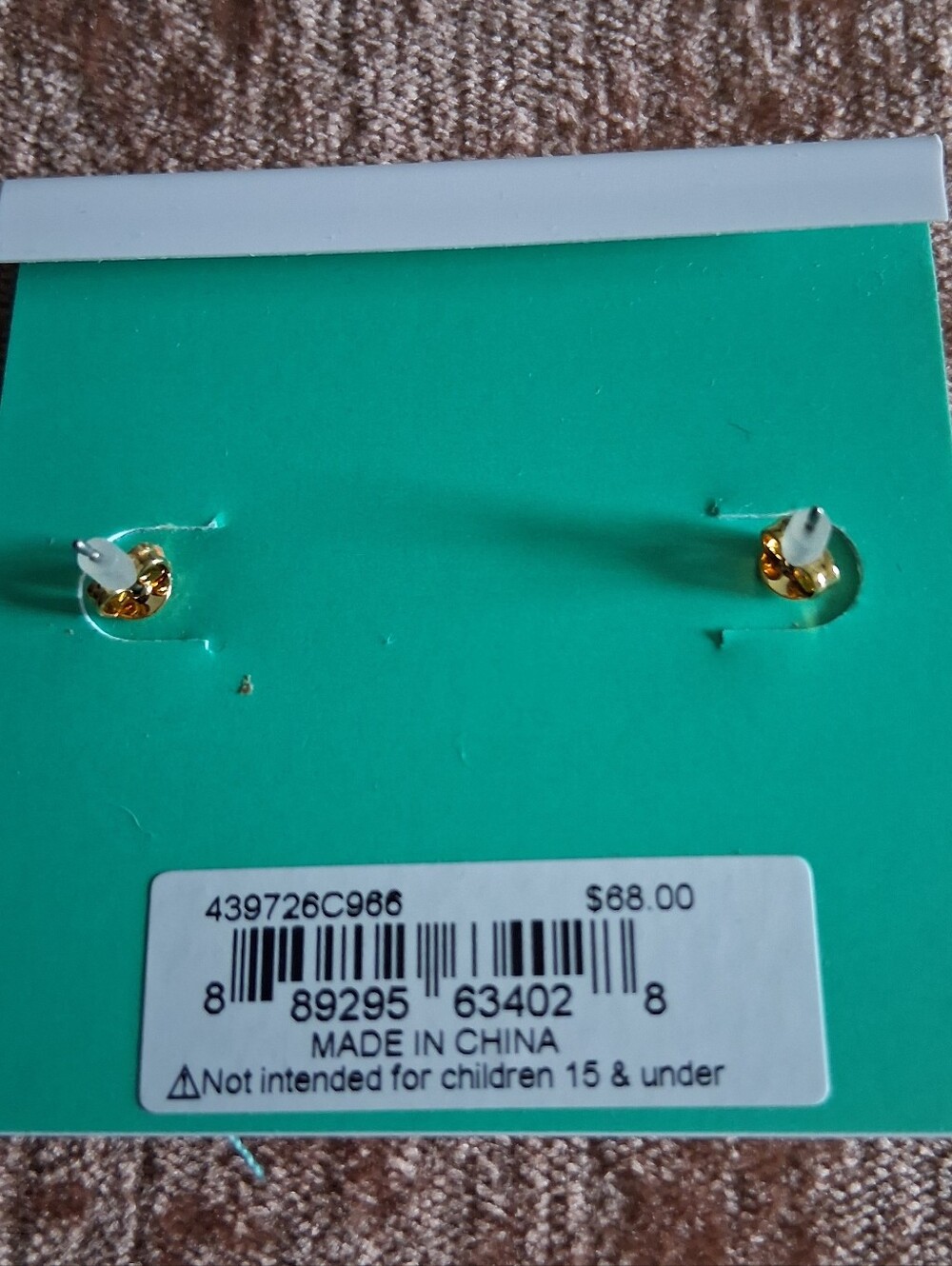 Kurt Geiger Iconic Eagle Head Earrings - Picture 5 of 5